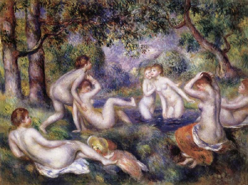 Pierre Renoir Bathers in the Forest France oil painting art